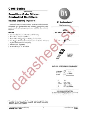 C106D datasheet  